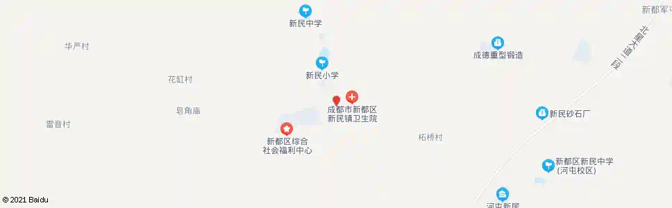 成都大成村新民路口_公交站地图_成都公交_妙搜公交查询2025