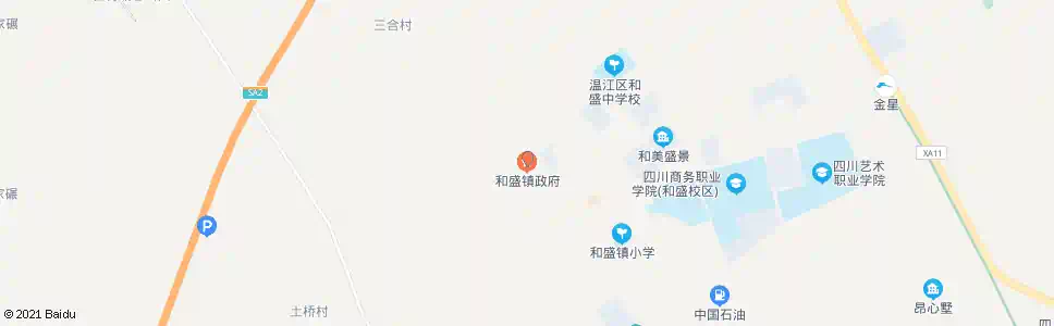 成都和盛镇_公交站地图_成都公交_妙搜公交查询2025
