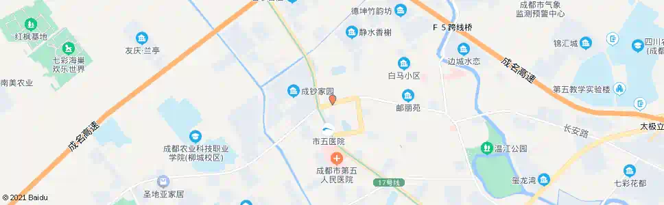 成都来凤路_公交站地图_成都公交_妙搜公交查询2025