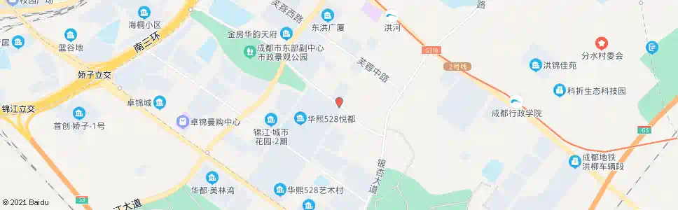 成都百日红中路_公交站地图_成都公交_妙搜公交查询2025
