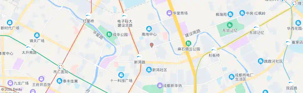 成都建设社区_公交站地图_成都公交_妙搜公交查询2025