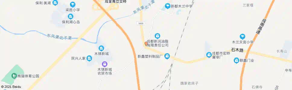 成都石木路口_公交站地图_成都公交_妙搜公交查询2025