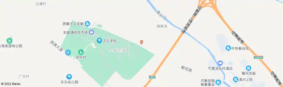 成都皇庄村_公交站地图_成都公交_妙搜公交查询2025