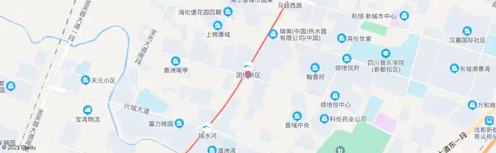 成都工业大道东三段_公交站地图_成都公交_妙搜公交查询2025