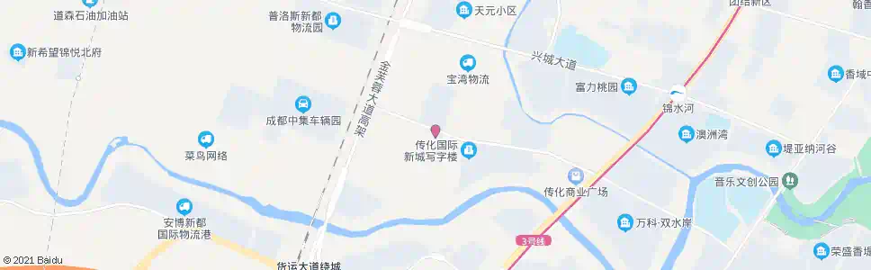 成都现代物流_公交站地图_成都公交_妙搜公交查询2025