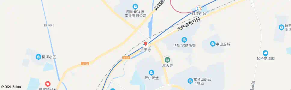 成都应天寺_公交站地图_成都公交_妙搜公交查询2025