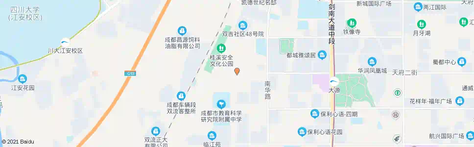 成都大源村_公交站地图_成都公交_妙搜公交查询2025