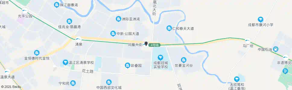 成都凤凰_公交站地图_成都公交_妙搜公交查询2025