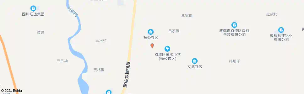 成都杨公卫生室_公交站地图_成都公交_妙搜公交查询2025