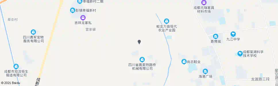 成都蛟龙港汉江路_公交站地图_成都公交_妙搜公交查询2025