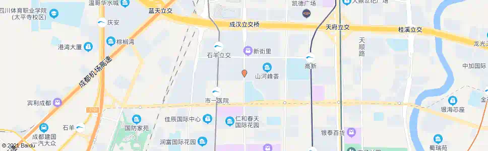 成都和盛东街口_公交站地图_成都公交_妙搜公交查询2025