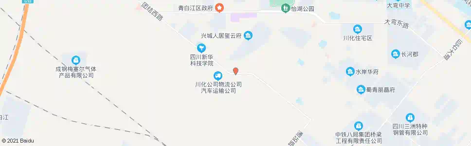 成都团结东路西_公交站地图_成都公交_妙搜公交查询2025