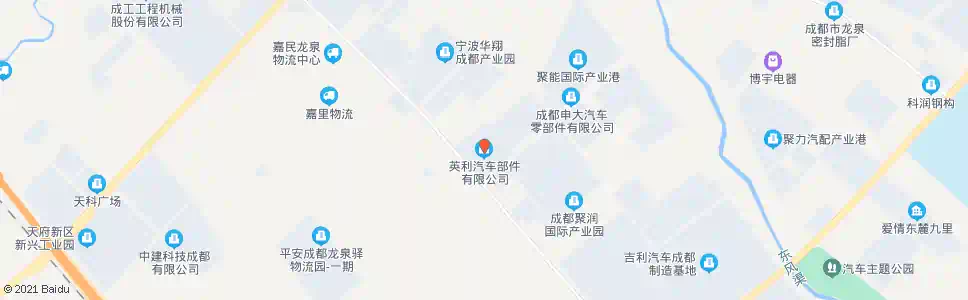 成都英利汽车部件_公交站地图_成都公交_妙搜公交查询2025