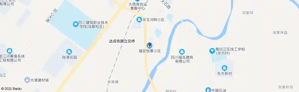 成都福安怡景小区_公交站地图_成都公交_妙搜公交查询2025