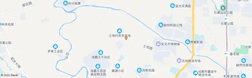 成都土地村三队_公交站地图_成都公交_妙搜公交查询2025