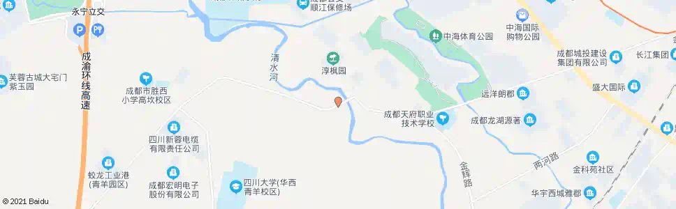 成都福利院_公交站地图_成都公交_妙搜公交查询2025