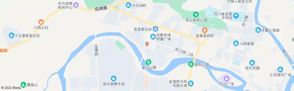 成都金鹤苑_公交站地图_成都公交_妙搜公交查询2025