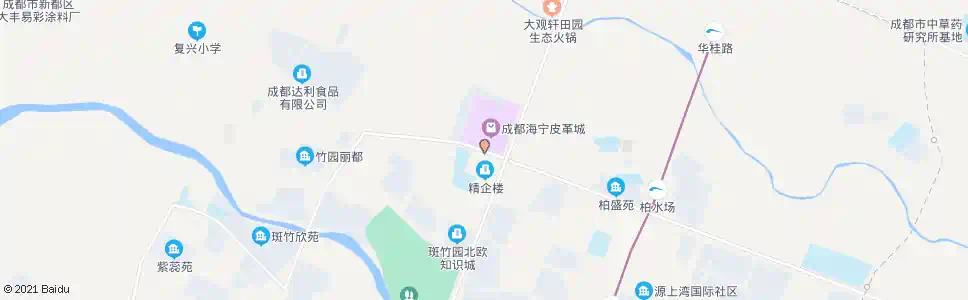 成都海宁皮革城西门_公交站地图_成都公交_妙搜公交查询2025