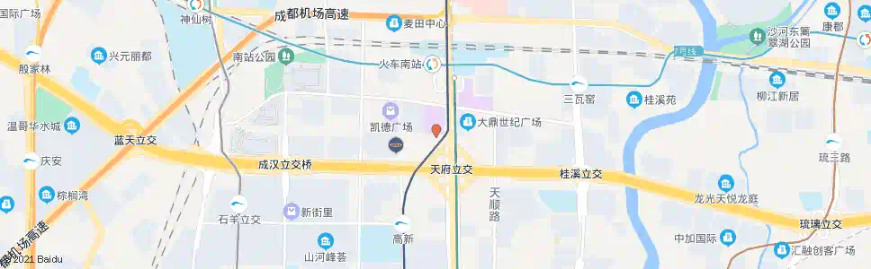 成都泰和一街东_公交站地图_成都公交_妙搜公交查询2025