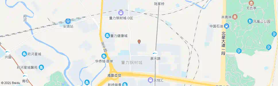 成都川建路_公交站地图_成都公交_妙搜公交查询2025