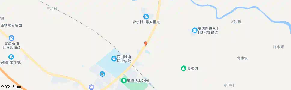 成都安德六大队_公交站地图_成都公交_妙搜公交查询2025