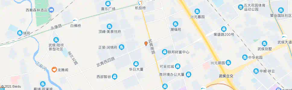成都武青西四路武青南路口_公交站地图_成都公交_妙搜公交查询2025