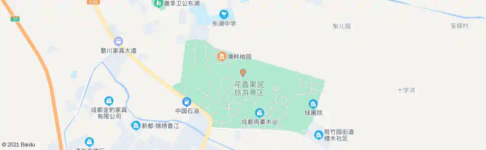 成都花香路广场_公交站地图_成都公交_妙搜公交查询2025