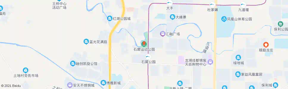 成都石犀运动公园_公交站地图_成都公交_妙搜公交查询2025