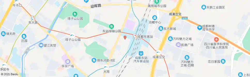 成都西区10线东_公交站地图_成都公交_妙搜公交查询2025