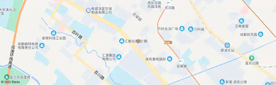 成都天河路西芯大道口_公交站地图_成都公交_妙搜公交查询2025