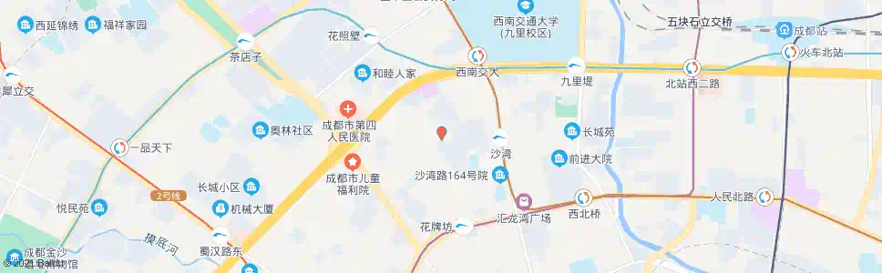 成都金沙路中_公交站地图_成都公交_妙搜公交查询2025