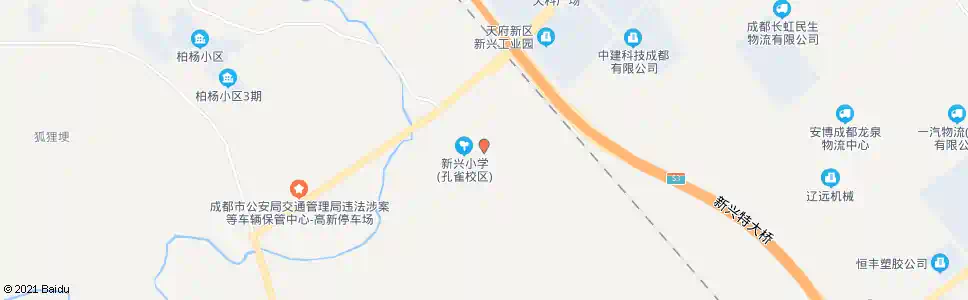 成都孔雀小区_公交站地图_成都公交_妙搜公交查询2025
