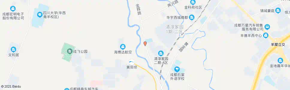 成都金辉路经四路口_公交站地图_成都公交_妙搜公交查询2025