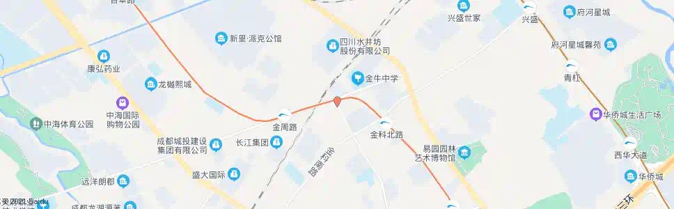 成都金科西路金周路口_公交站地图_成都公交_妙搜公交查询2025
