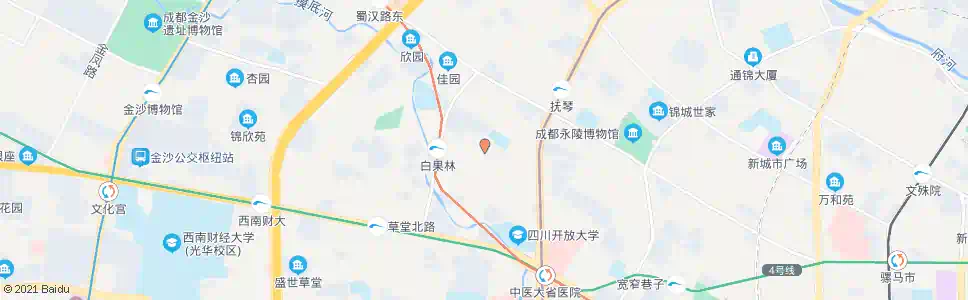 成都文华路_公交站地图_成都公交_妙搜公交查询2025