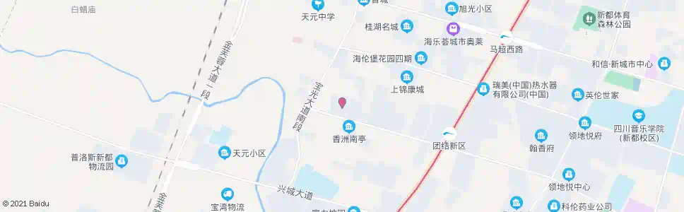 成都昊天苑_公交站地图_成都公交_妙搜公交查询2025