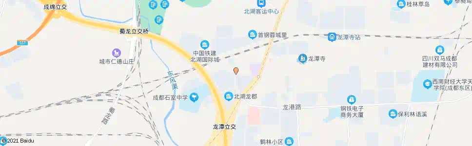 成都龙树路_公交站地图_成都公交_妙搜公交查询2025