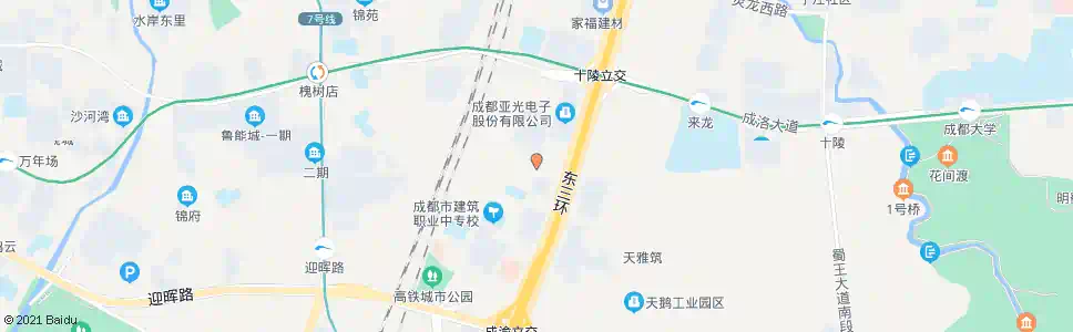 成都东虹路北_公交站地图_成都公交_妙搜公交查询2025