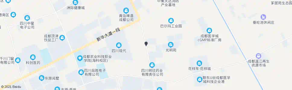成都青啤大道一站_公交站地图_成都公交_妙搜公交查询2025