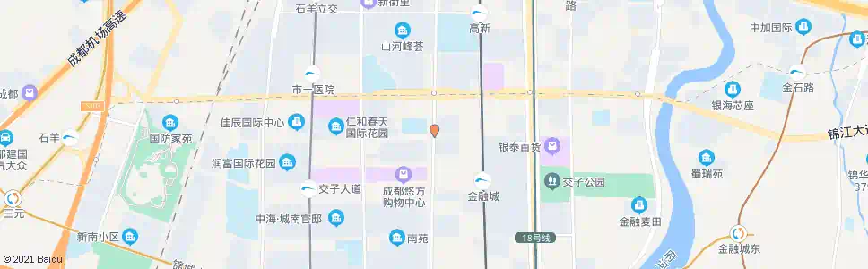 成都锦晖西一街东_公交站地图_成都公交_妙搜公交查询2025