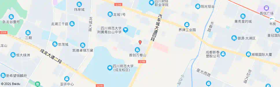 成都车城大道路口_公交站地图_成都公交_妙搜公交查询2025