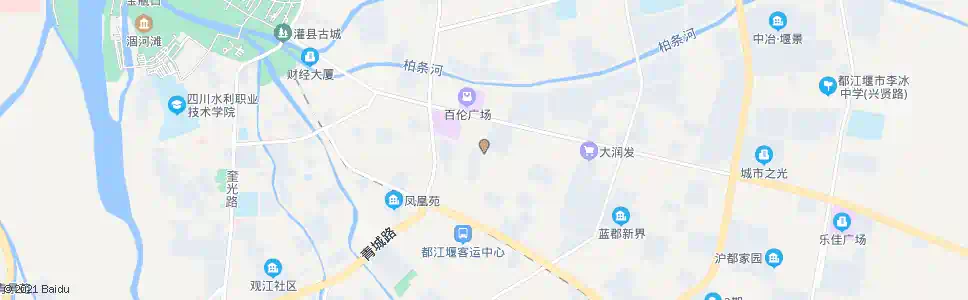 成都都江堰大道新发南路口_公交站地图_成都公交_妙搜公交查询2025