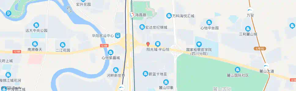 成都麓山大道天府大道口_公交站地图_成都公交_妙搜公交查询2025