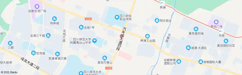 成都车城大道驿都大道口_公交站地图_成都公交_妙搜公交查询2025