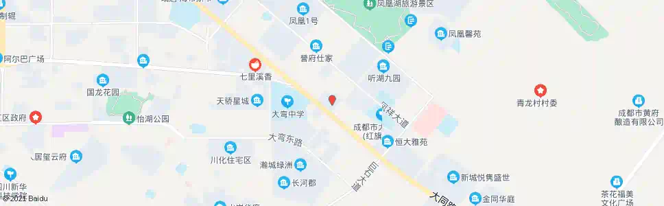成都宏瑞阳光丽城_公交站地图_成都公交_妙搜公交查询2025