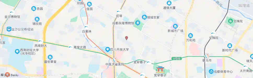 成都青羊东二路_公交站地图_成都公交_妙搜公交查询2025