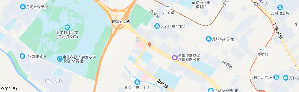 成都西芯大道新文路口_公交站地图_成都公交_妙搜公交查询2025