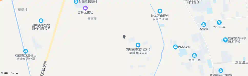 成都蛟龙港涪陵路北_公交站地图_成都公交_妙搜公交查询2025