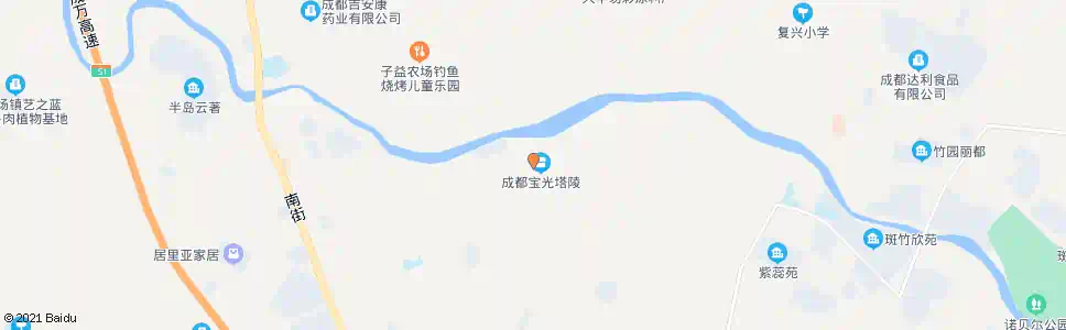 成都宝光塔陵_公交站地图_成都公交_妙搜公交查询2025