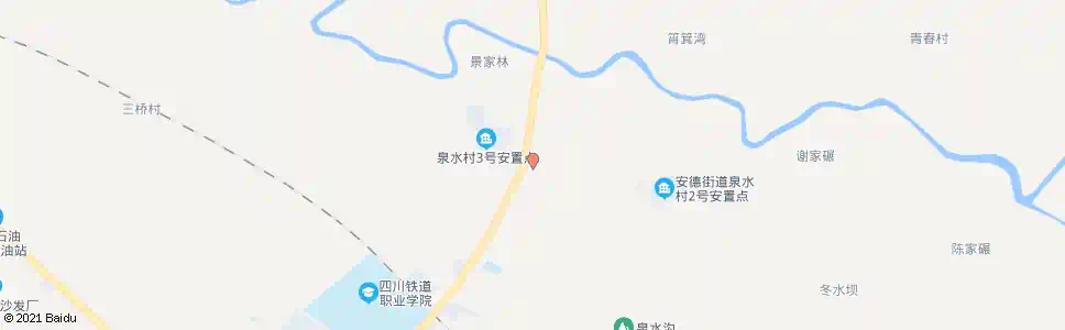 成都泉水村卫生院_公交站地图_成都公交_妙搜公交查询2025